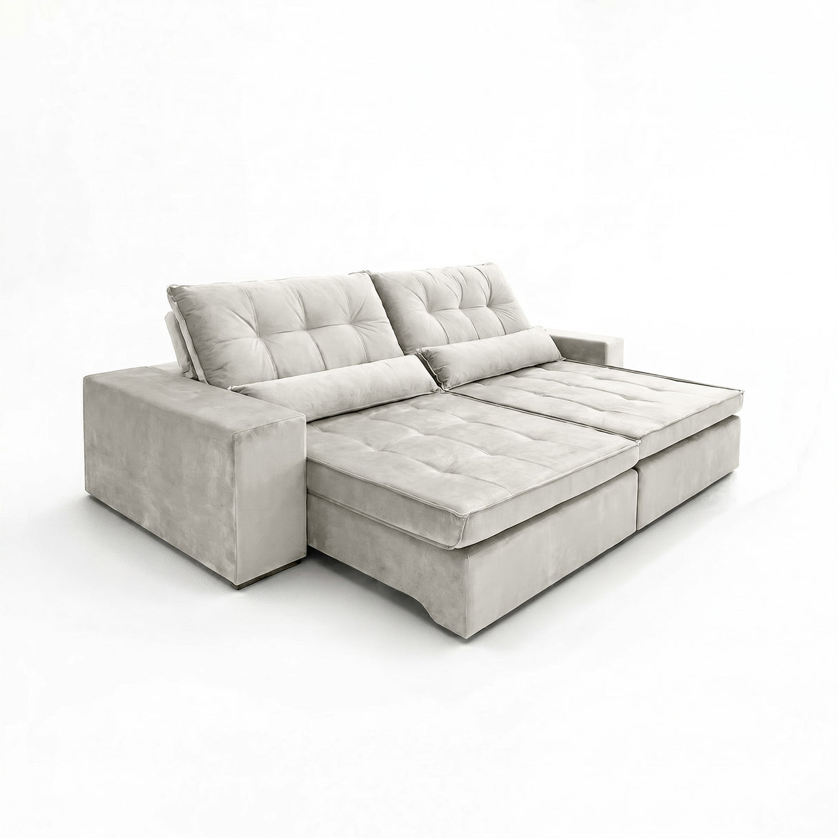 Sofá 2 cuerpos Miami Tela Beige - 2.24m