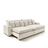 Sofá 2 Cuerpos Moon Tela Beige - 2.20m