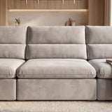 Sofá 3 Cuerpos Dublin Tela Beige - 3.00m