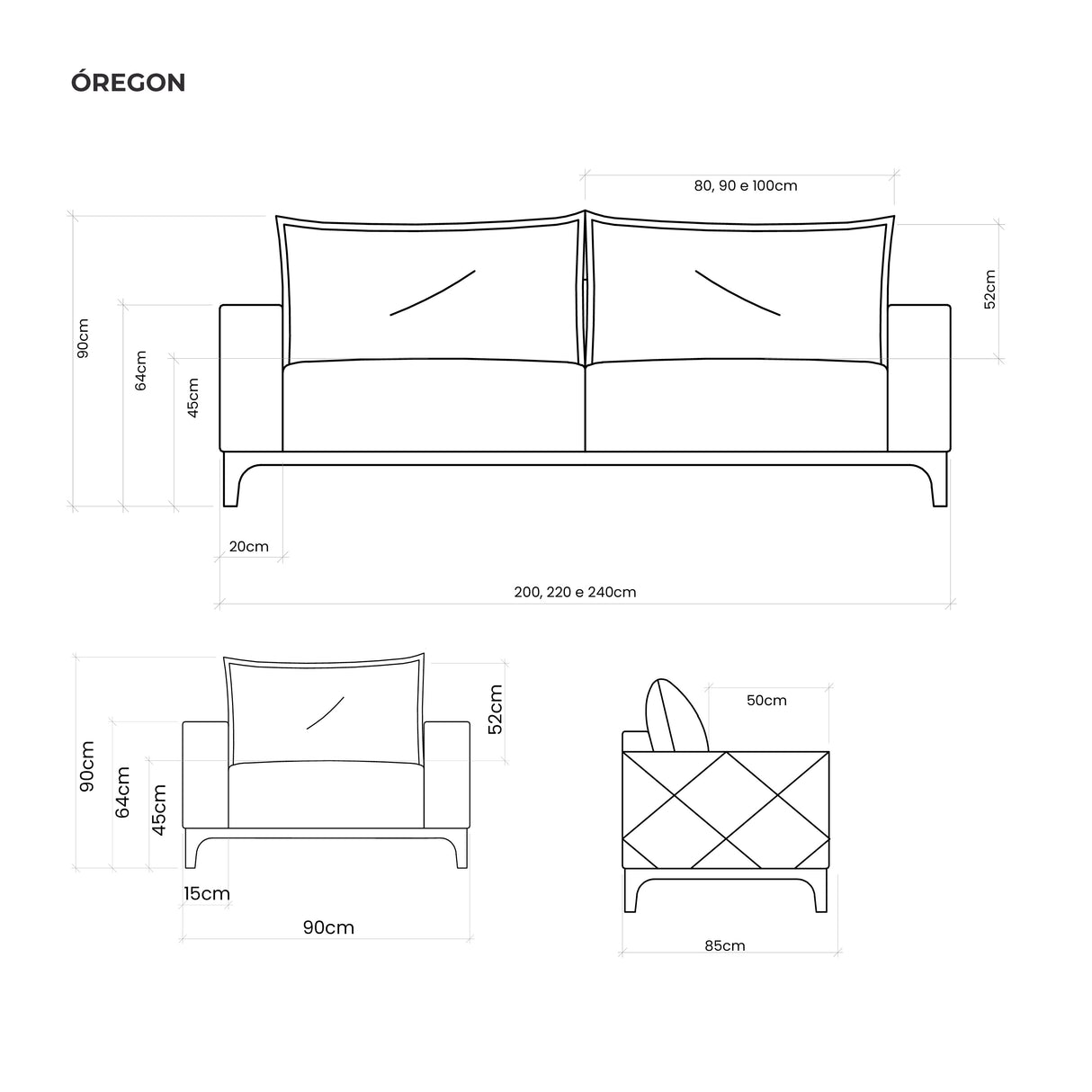 Sofá Oregon