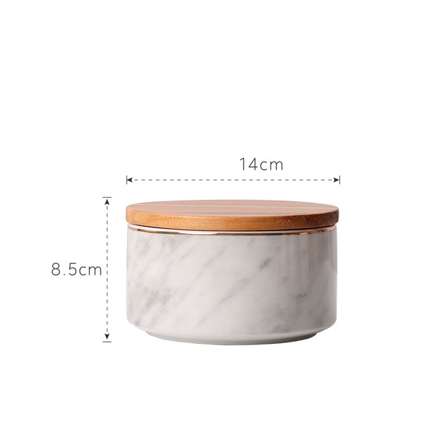 Set de 4 Frascos Mármol + Bandeja Beige