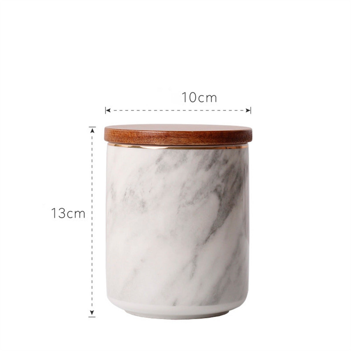Set de 4 Frascos Mármol + Bandeja Beige Re Decora