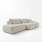 Sofá Extensible Portillo Con Pouf