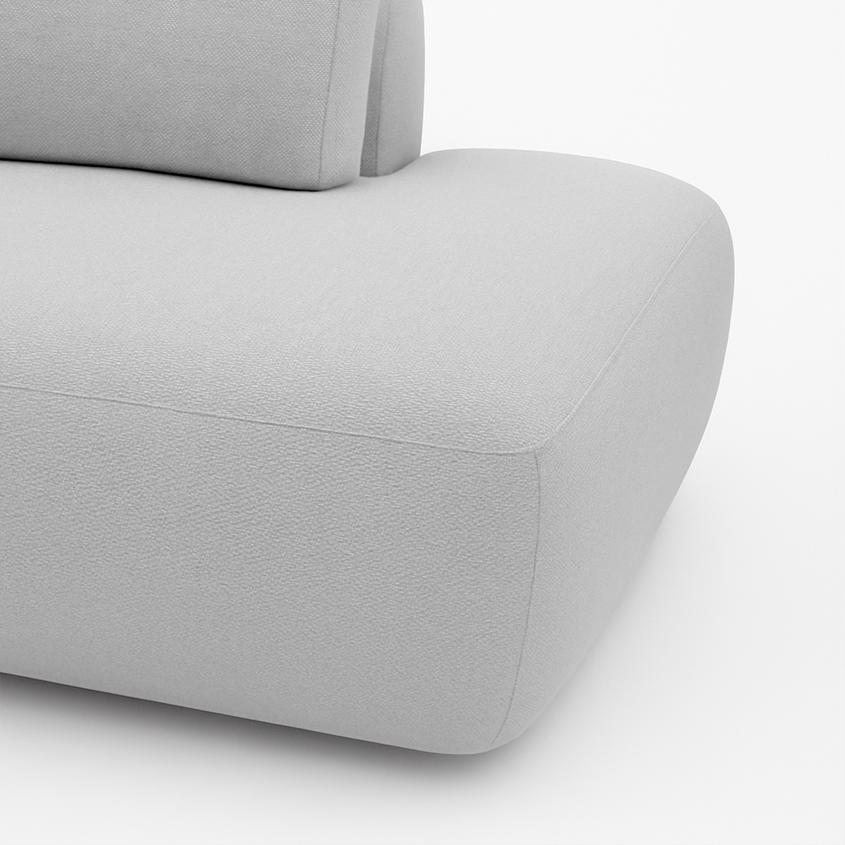 Sofá extensible Solana con pouf
