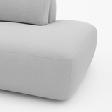 Sofá extensible Solana con pouf