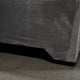 Sofá 2 cuerpos Extensible y Reclinable Toquio Stock Tela gris oscuro - 1.64MT