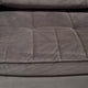 Sofá 2 cuerpos Extensible y Reclinable Toquio Stock Tela gris oscuro - 1.64MT