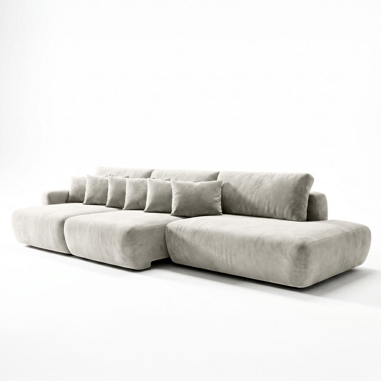 Sofá extensible Solana con pouf