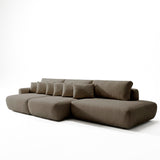 Sofá extensible Solana con pouf