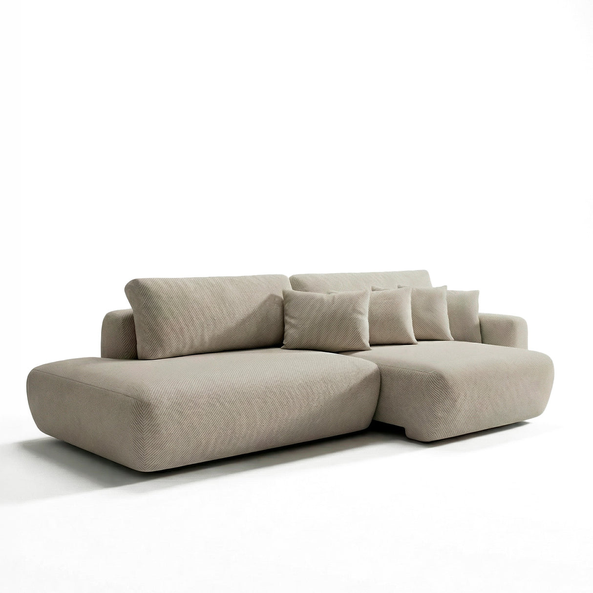 Sofá extensible Solana con pouf