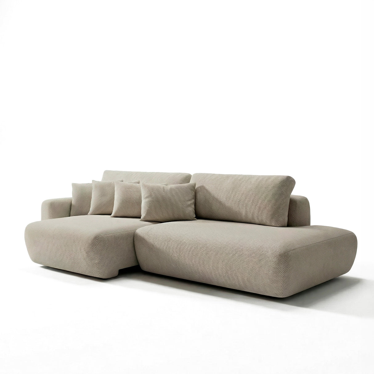 Sofá extensible Solana con pouf