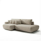 Sofá extensible Solana con pouf