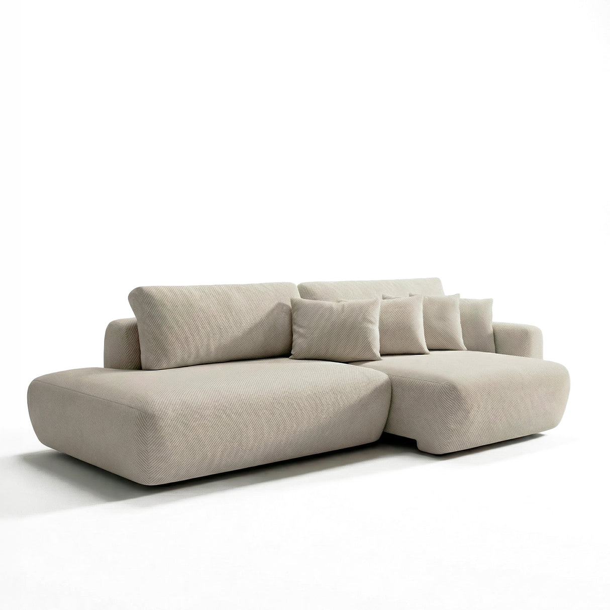 Sofá extensible Solana con pouf