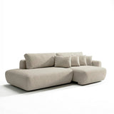 Sofá extensible Solana con pouf