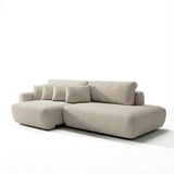 Sofá extensible Solana con pouf