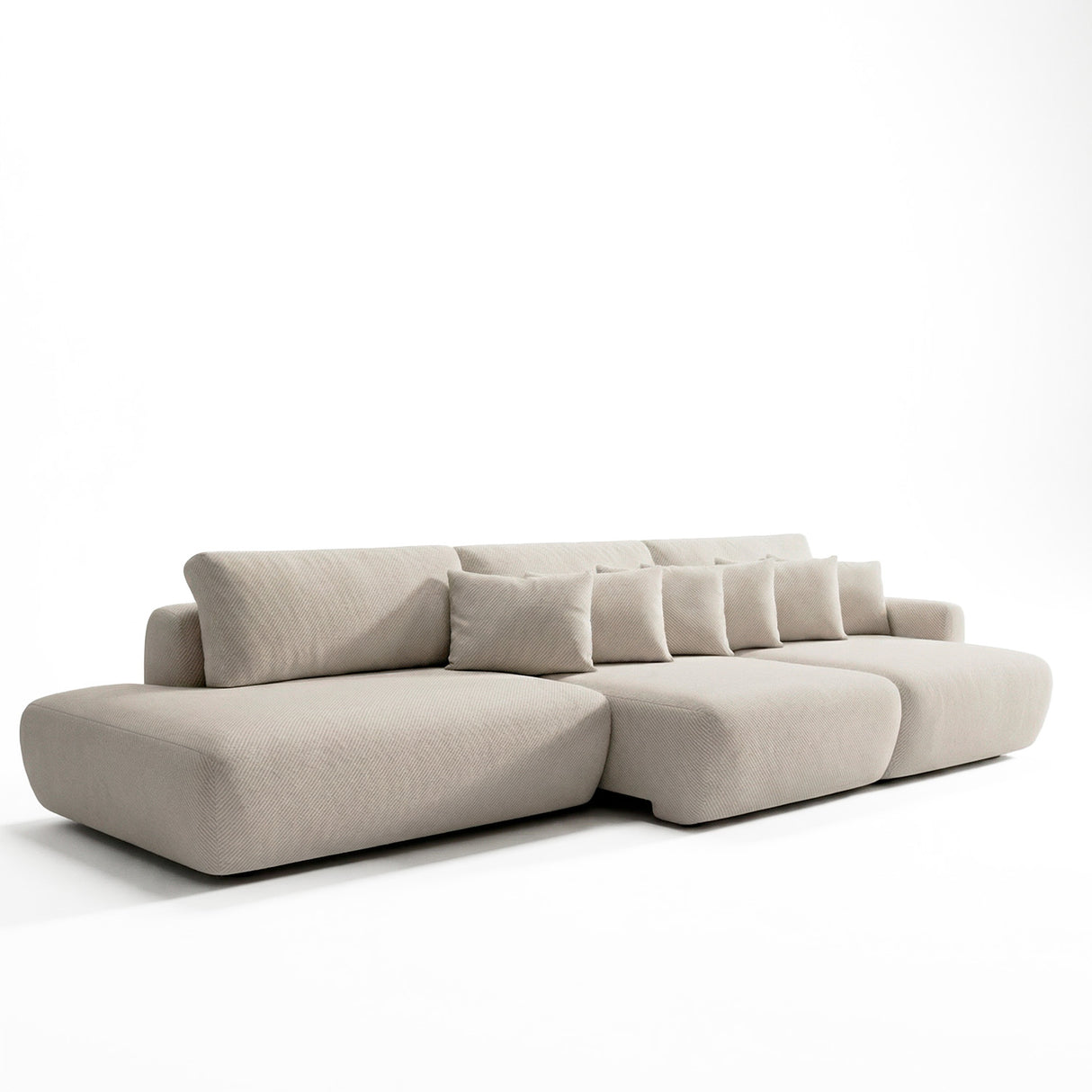 Sofá extensible Solana con pouf