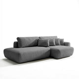 Sofá extensible Solana con pouf