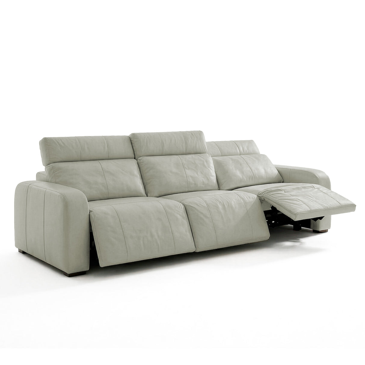 Sofá de Cuero Trivor Reclinable y Extensible