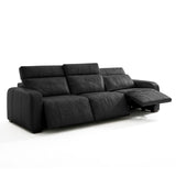 Sofá de Cuero Trivor Reclinable y Extensible