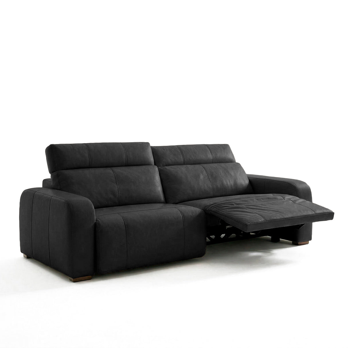 Sofá de Cuero Trivor Reclinable y Extensible