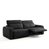 Sofá de Cuero Trivor Reclinable y Extensible