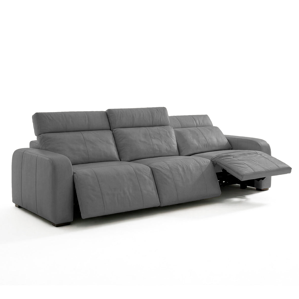 Sofá de Cuero Trivor Reclinable y Extensible