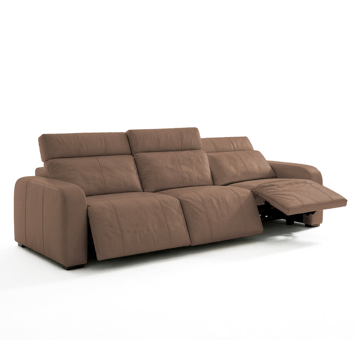 Sofá de Cuero Trivor Reclinable y Extensible