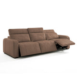 Sofá de Cuero Trivor Reclinable y Extensible
