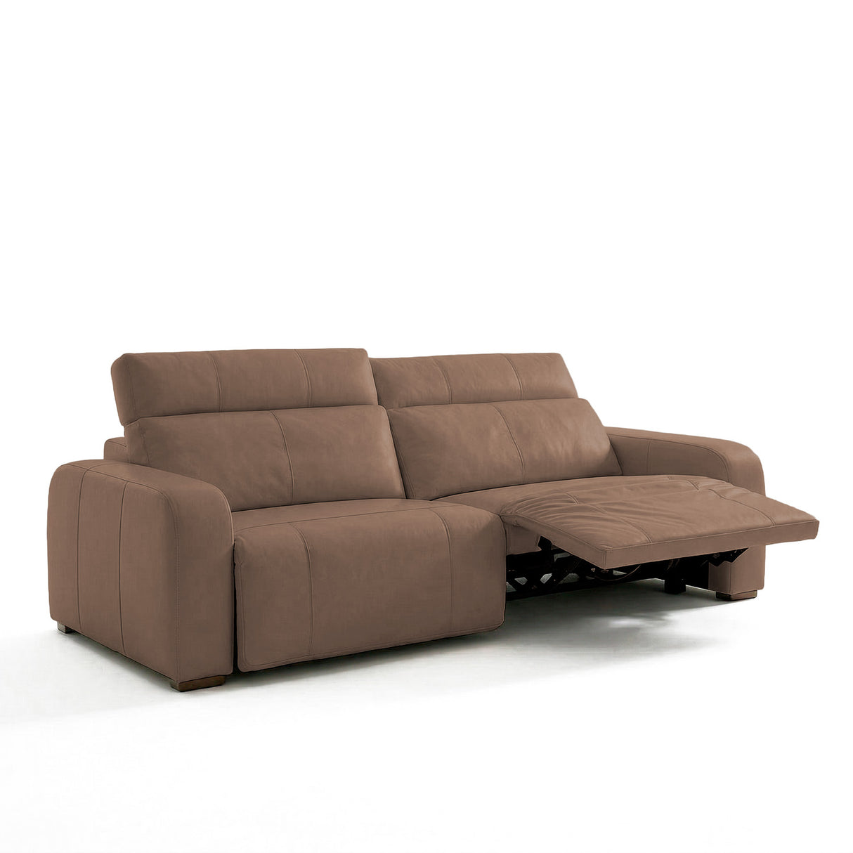 Sofá de Cuero Trivor Reclinable y Extensible