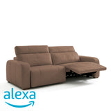 Sofá de Cuero Trivor Reclinable y Extensible