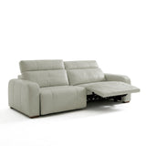 Sofá de Cuero Trivor Reclinable y Extensible