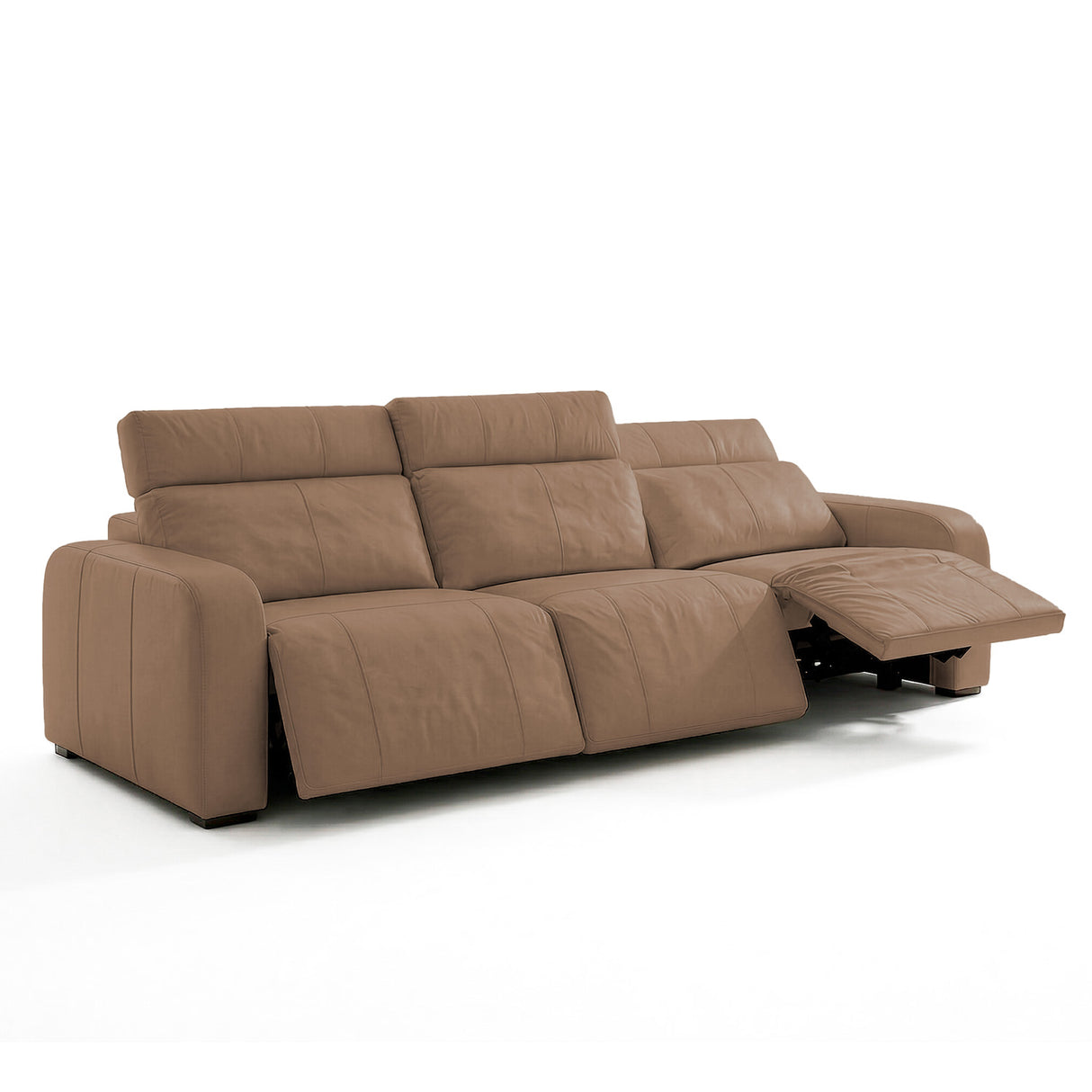 Sofá de Cuero Trivor Reclinable y Extensible