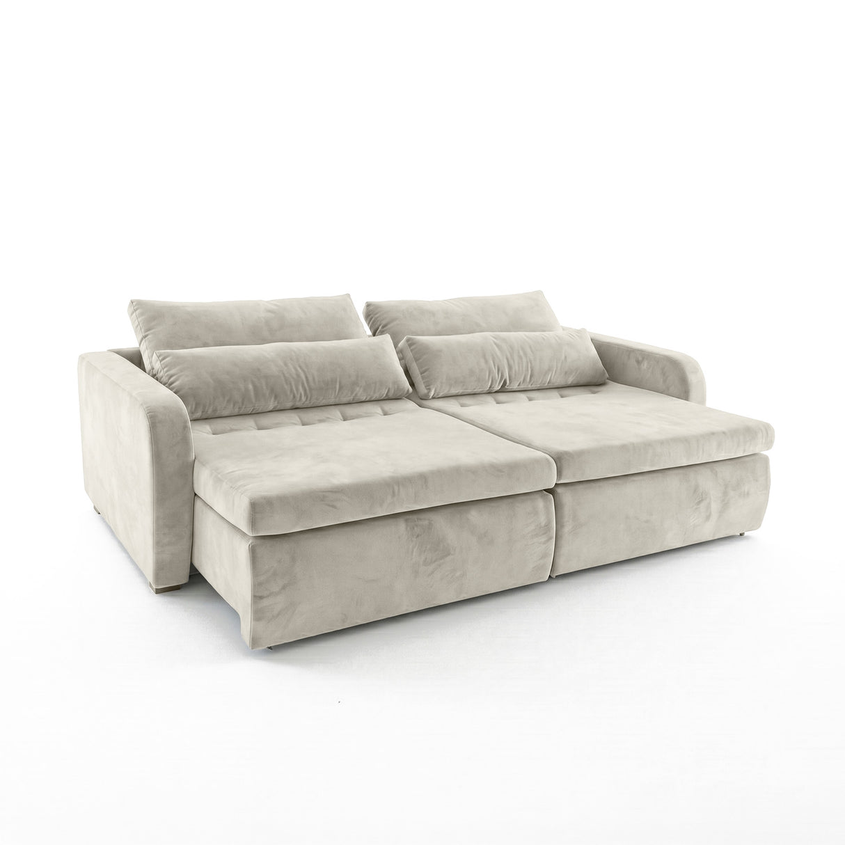 Sofá 2 cuerpos Zurich Tela Beige - 2.08m
